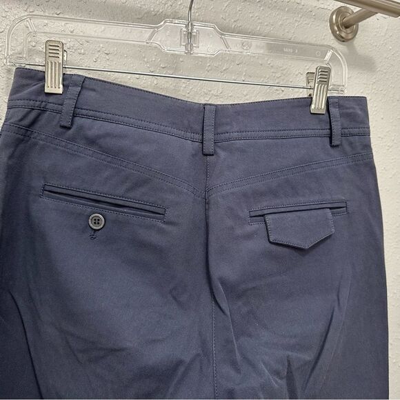 GUNEX for Brunello Cucinelli Blue Chino Pants Sz 6 Cotton Office Preppy Casual - Picture 8 of 15
